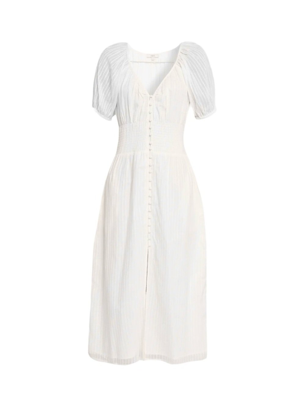 Joe's Jeans Monet Maxi Dress White Puff Sleeve Cotton Cottagecore Small
